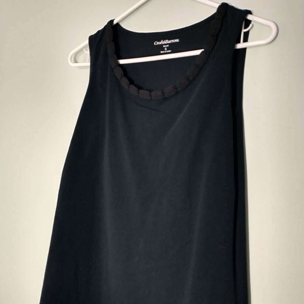 Croft & Barrow Tank Top with Neckline Accent Size S